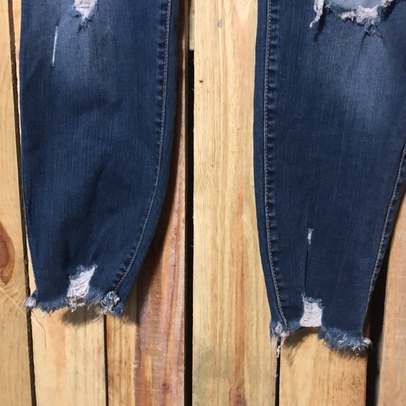 Torrid jeggings distressed jeans - Picture 4 of 7